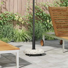 Pied de parasol Béton et Métal Support Accessoire jardin d'extérieur vidaXL vida