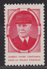 TIMBRE 1939-45 FRANCE VIGNETTE