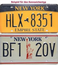 New York Empire Or / Liberté License Plate US Original Plaque D'Immatriculation
