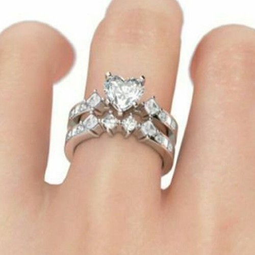 2ct coeur simulé - 2ct, vvs