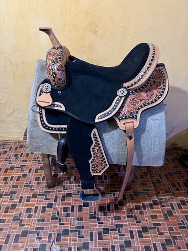 Selle cuir western - selle, en