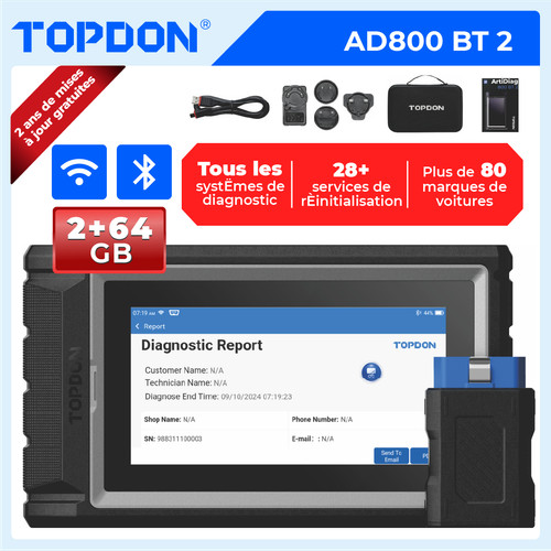 Topdon artidiag800 obd2 - artidiag800, 2