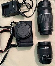 Canon EOS 2000D avec 2 objectif Canon EF 75-300mm Et EF-S 18-55 mm