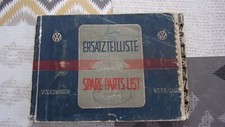 Catalogue pièces détachées d'époque VW VOLKSWAGEN COX SPLIT 1949