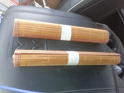 Bamboo placemats set 2 - bamboo,