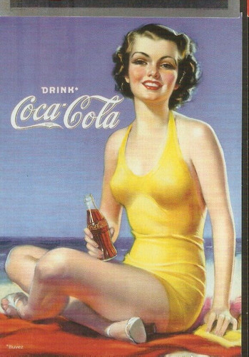 Coca cola carte postale - coca-cola,