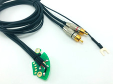 Technics SL 1200 1210 MK2 MK3 MK3D MK3D MK5 MK6 Câble rca phono avec masse | 2V