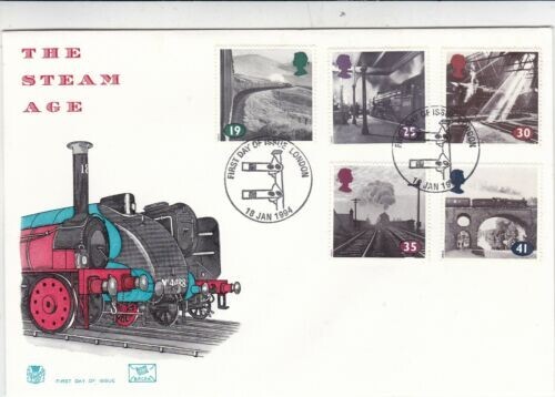 1994 steam age - stuart, fdc