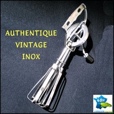 MOULINETTE BATTEUR VINTAGE ACIER INOXYDABLE LIVRAISON 48H DOMICILE COLISSIMO