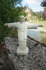 RE0325    FIGURINE STATUETTE REPRODUCTION  CHRIST RIO CORCOVADO  STYLE BEIGE 