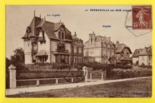 cpa FRANCE HERMANVILLE sur MER Calvados VILLAS La Logette, Orphée et Jenny