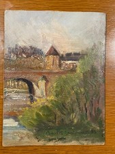 Huile sur panneau d'isorel