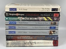Lot 8 Livres Poche Fantastique Sci-fi Herbert Tolkien Donjons & Dragons Divers