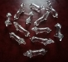 Lot de 12 Porte-couteaux Chien