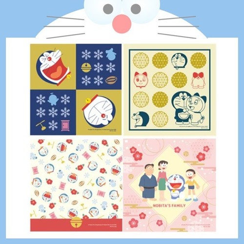 Tissu emballage doraemon - tissu, d'emballage
