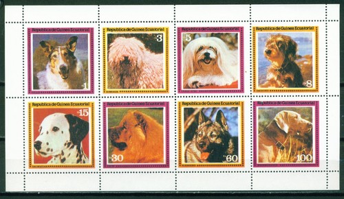 Equatorial guinea dogs stamps - guinea,