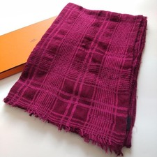 HERMES châle cachemire soie