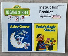 SESAME STREET 1 2 3 Notice Usa ?? ( Nintendo Nes )