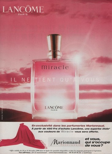 Publicité papier parfum - papier,