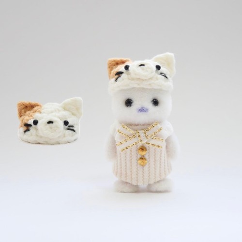 Chapeau miniature chat - , fait