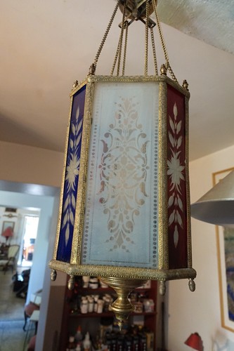 Superbe lustre suspension - lustre,