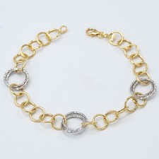 Bracelet femme en or jaune et