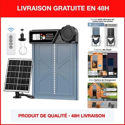 Porte poulailler automatique - porte,