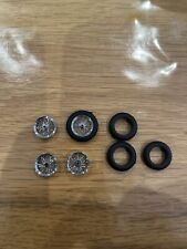 Jeux De 4 Jantes + Pneus Roues Fil Bosica mfh43 no Amr Make Up 1/43 No Ferrari