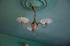 Lustre 3 feux soucoupe des