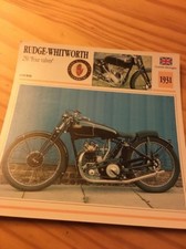 Rudge Whitworth 250 4 valves