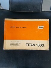 Manuel Service TITAN 1300 BAUTZ 