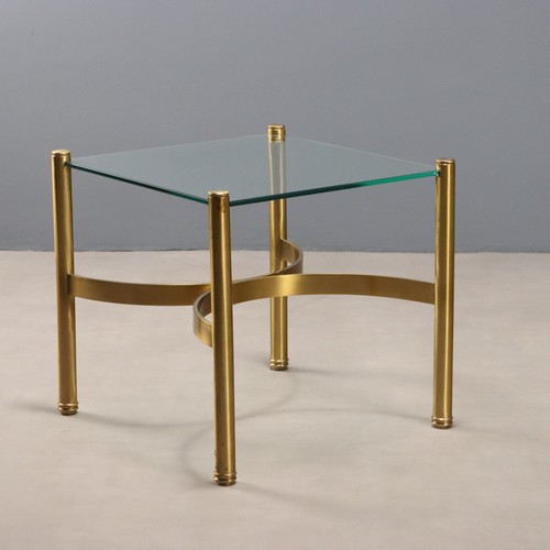 Table basse vintage laiton - table,