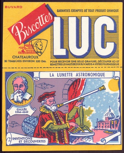 Buvard biscottes luc - buvard, "