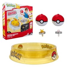 Arène Pokémon et 2 Toupies-BANDAI-NEUF-JAUNE-Pikachu vs Mewtwo,Animé,Enfant 4ans