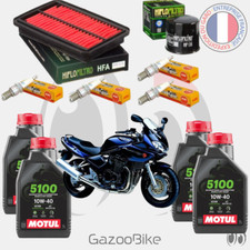 Pack Révision Vidange Filtre Bougie Huile MOTUL Suzuki GSF Bandit 1250 2007-2017