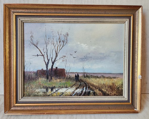 Charmant tableau signé - tableau,