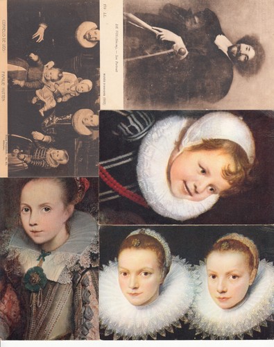 Lot old postcards museum - postcards,