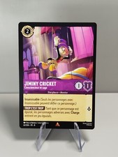 Carte LORCANA FR - Chapitre 8 62/204 Jiminy Cricket Rare non Foil Neuf