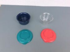 TUPPERWARE lot de  2 petits  ramequins hauteur 5 cm diamètre 9 cm