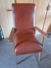 fauteuil vintage en simili