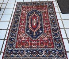 Ancien Tapis Mural Laida Ornemental Inde Kashemir Vintage Hand Made