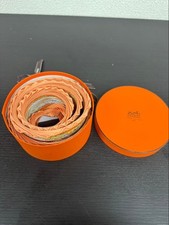 Foulard Hermès plissé orange