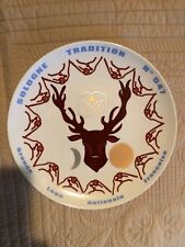 Assiette Porcelaine décor Maçonnique 