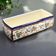 Jardinière ancienne Sarreguemines U&C – Décor Hanoï – circa 1900 – 31 cm