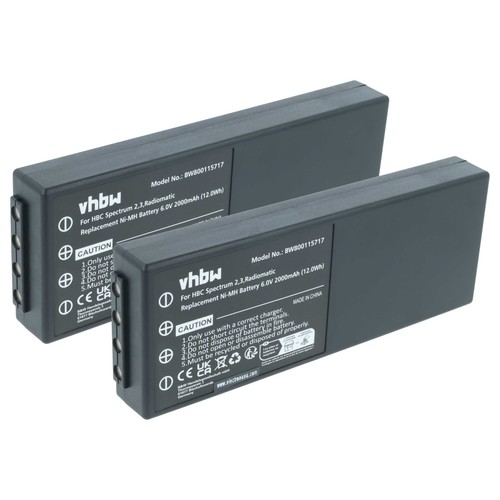 Batterie pour hbc - 2x,