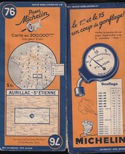 Carte michelin 76 - michelin, n°76