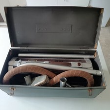 Ancien Aspirateur Avec Patins SEV,Années 50 Valise De Rangement,vintage