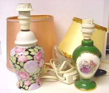 LAMPES DE TABLE -LA PORCELAINE