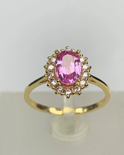 Bague mariage saphir rose - de,