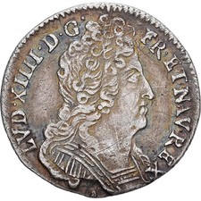 France, Louis XIV, 1/10 Écu